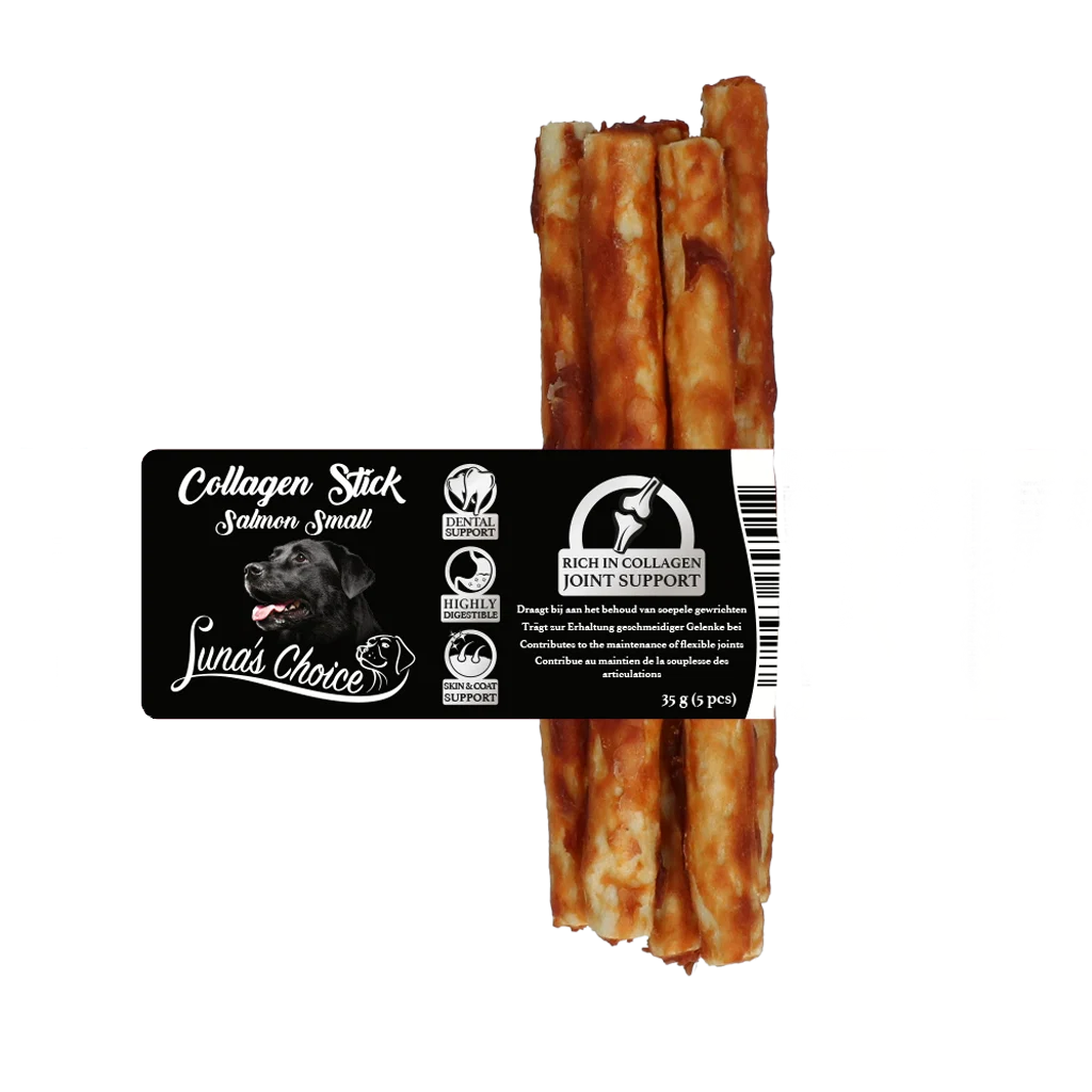 Luna's Choice Collagen Chews Stick Zalm - Afbeelding 2