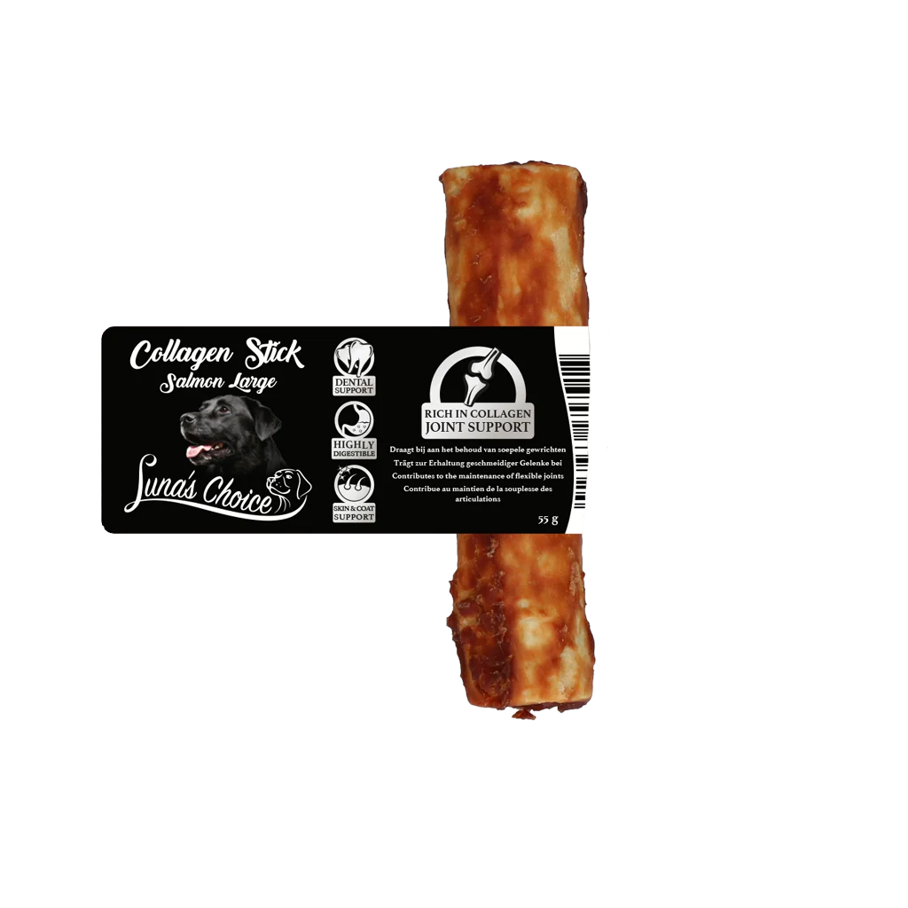 Luna's Choice Collagen Chews Stick Zalm - Afbeelding 4