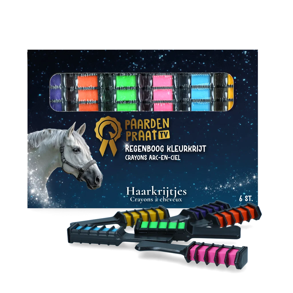 Paardenpraat Regenboog Kleurkrijt - Afbeelding 2